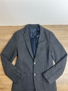 Zachary Prell Wool Cashmere Blend Blazer Sport Coat Jacket Gray Men’s 38